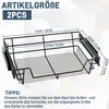 XINZI Panier coulissant pour armoire de cuisine 60 cm, lot Voir les images du produit 2