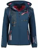 Dames softshell jas van GEOGRAPHICAL NORWAY. Kleur: Blauw. Productafbeelding-voorbeeld 2