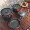 Camping Kochgeschirr Set Campinggeschirrset 16-teiliges Produktbild-Vorschau 2