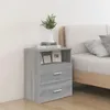 vidaXL Noční stolky 2 ks. Grey Sonoma 50x32x60 cm Náhled obrázku produktu 1