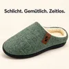 CRELIV Herren Hausschuhe gefüttert, warme Slip-On Produktbild-Vorschau 4