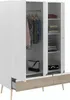 Dresser Hardy 135cm avec 3 Tren - petit-lait/chêne Voir les images du produit 9