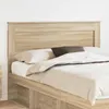 vidaXL Čelo postele s čelem dub Sonoma 140 cm materiál na Náhled obrázku produktu 2