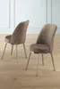 Skye Decor, Pefa - Cappuccino, Chrome, Set di sedie (2 Anteprima dell’immagine prodotto 1