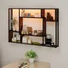 Puluomis étagère murale avec éclairage RGB 120cm MDF Voir les images du produit 11