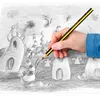 Staedtler Noris jumbo 119, HB, Czarny, Żółty, Trójkątny,  4 Podgląd zdjęcia produktu 5