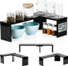 Étagère d'angle de cuisine noire 47x32x15,5 cm Voir les images du produit 9