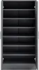 An empty, open shoe cabinet with multiple shelves. Produktbild-Vorschau