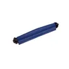 A blue roller brush with black ends, isolated on a white background. Produktbild-Vorschau