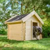 Hundehütte Outdoor kleine Hunde – Hundehaus Holz für Produktbild-Vorschau 2