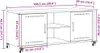 vidaXL TV-kast, wit, 100,5 x 39 x 43,5 cm, staal Productafbeelding-voorbeeld 8