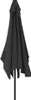 vidaXL Parasol avec mât métallique 300 x 200 cm Anthracite Voir les images du produit 10