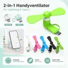 Handy Ventilator USB Mini Smartphone Lüfter 5er Set, Type C Produktbild-Vorschau 5