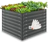 Zvýšený záhon Salvia od tectake, pozinkovaná ocel, 80 x 80 Náhled obrázku produktu 10