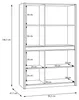Armadio Forte OAK SQUERE 90 100, elegante armadio a 2 ante Anteprima dell’immagine prodotto 7