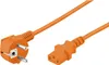 goobay Netzkabel Kaltgerätekabel abgewinkelt orange 2 m Anteprima dell’immagine prodotto 13