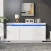 okwish Sideboard Schrank Modern Wohnzimmer Beistellschrank Produktbild-Vorschau 2