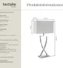 tectake® Tischleuchte Avina modernes Design, blendfreies Produktbild-Vorschau 5