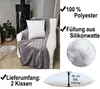 JACK 2er Set Innenkissen XXL Kissenfüllung 30x30 30x50 Produktbild-Vorschau 5