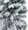 vidaXL Sztuczna choinka smukła ze śniegiem zielona 240 cm Podgląd zdjęcia produktu 10