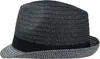 Kinder Trilbyhut Strohhut Sommerhut Sonnenhut Hut, marine, Produktbild-Vorschau 3