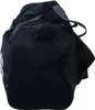 A black duffel bag with white lettering on the side. Produktbild-Vorschau