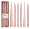 Boltze Stick Candle Twisto świeczka stołowa różowa matowa Podgląd zdjęcia produktu 9