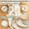 SÄNGER Steingut Geschirrset Rio Creme, Tafelservice 12 Produktbild-Vorschau 3