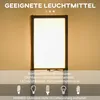 HOMCOM Stehlampe mit Regalen Wohnzimmer Stehleuchte E27 bis Produktbild-Vorschau 6