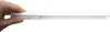A hand is holding a white LED light bar against a white background. Produktbild-Vorschau