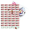 lot de 50 pots à confiture 125 ml To 66 à couvercle rouge à Voir les images du produit 1