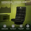 ML-Design Gaming podlahová stolička čierno-zelená, Náhľad obrázku produktu 2