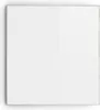 A white infrared heater with a silver frame is shown against a white background. Produktbild-Vorschau
