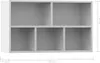 Bibliothèque "Göttnitz" en panneau de particules blanc. Voir les images du produit 20