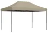 vidaXL Partyzelt Faltbar Pop-Up Taupe 440x292x315 cm Produktbild-Vorschau 1