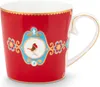 PIP STUDIO Love Birds Medallion Red Henkelbecher Large Produktbild-Vorschau 3