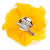 Textilblüte Rose Ø9cm Ansteck Blüte Spange Haarspange Produktbild-Vorschau 2