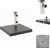 vidaXL Supporto per ombrellone granito 28,5 kg quadrato Anteprima dell’immagine prodotto 1