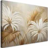 Quadro su tela Foglie tropicali Botanico 120x80 Feeby Beige Anteprima dell’immagine prodotto 1