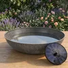 Solar Brunnen Set inkl. Akku - 45 cm Schale in schwarz Produktbild-Vorschau 1