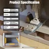 Bügeltableau, wandmontage, ruimtebesparend design, grijs Productafbeelding-voorbeeld 4