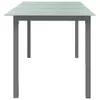 The Living Store Gartentisch Hellgrau 150x90x74 cm Produktbild-Vorschau 3