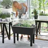 Vysoký skleník z umelej hmoty s nožičkami na balkón, Náhľad obrázku produktu 5