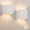 ZMH Led Wandleuchte 2ER  Aussen Weiß Wandlampe G9 Warmweiß Produktbild-Vorschau 1