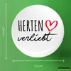 Huuraa Button Herten verliebt 25mm rund mit Produktbild-Vorschau 3