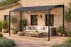 Ersatzdach 250x300cm Pergola Terrassenüberdachung Grau Produktbild-Vorschau 3