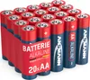 20x ANSMANN Alkaline Batterie AA Mignon 1,5V - LR6 AM3 Produktbild-Vorschau 1