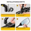 ROCKBROS Fietsspiegel Set HD 360°, anti-reflecterend, Productafbeelding-voorbeeld 7