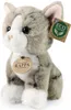 RAPPA Gatto di peluche grigio 18 cm ECO-FRIENDLY Anteprima dell’immagine prodotto 1