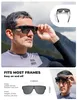 ROCKBROS Lunettes de soleil à enfiler Lunettes de vélo Voir les images du produit 3